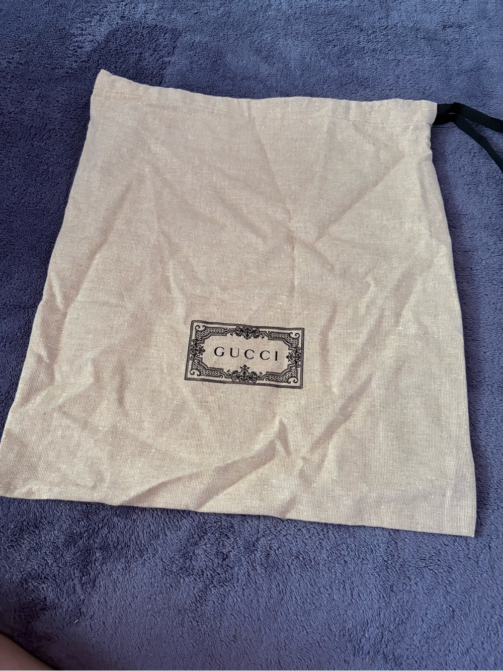 Gucci Beige Dust Bag with Logo